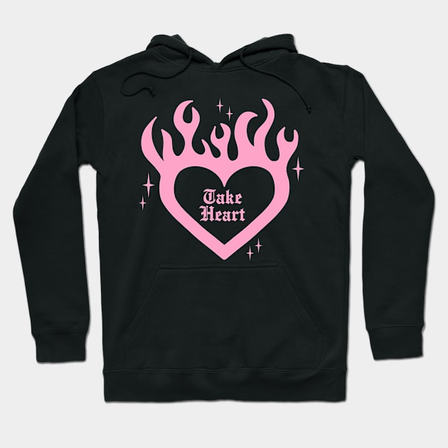 Take Heart Hoodie by ash ulmer design 